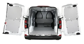 Plancher en bois et habillage en tôle prélaquée pour le Volkswagen Transporter