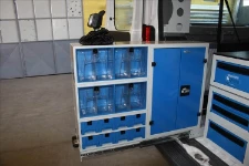 Plateau coulissant pour fourgons