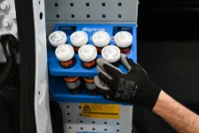 Porte-cartouches de silicone monté sur la paroi, avec cartouches