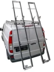Porte-échelles à deux glissières basculantes pour Mercedes Vito