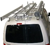 Porte-échelles pour Caddy avec tube inox pour matériels allongés