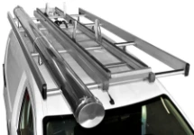 Porte-échelles pour Dokker avec porte-tubes en acier inox