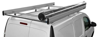 Porte-tout sur toit du Kangoo avec porte-tubes en acier inoxydable
