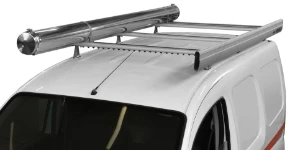 Porte-tubes en acier sur toit du Kangoo