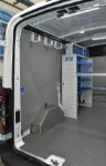 Rayonnage pour aménagement Ford Transit 2014 côté gauche