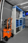 Rayonnage pour Sprinter côté gauche avec compresseur