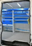 Rayonnages avec bacs et tiroirs pour Daily