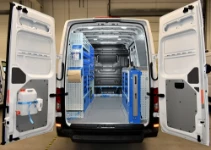 011_Crafter pour chariots élévateurs avec revêtements en bois et acier par Syncro System