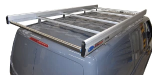 04_Système de transport sur toit de Transporter avec barres porte-tout, rouleau de chargement et barres de rétention latérales