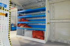 05_Paroi de gauche Fourgon avec déformation post crash test 2023