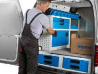 Blocs tiroirs sous-plancher pour fourgon Caddy VW