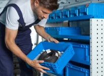 Boites Euronorm sur rayonnage Syncro Ultra