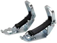 Crochets en caoutchouc et acier