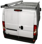 Galerie de toit avec porte-tubes sur toit Boxer Peugeot