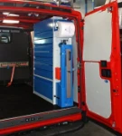 Les étagères avec séparateurs en aluminium