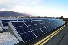 Les onduleurs de l’installation photovoltaïque de Francom S.p.a