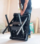 Ouverture table de travail avec poignée