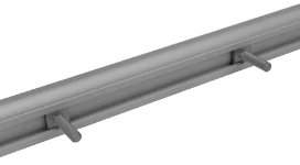 Rail postérieur pour fixation sur aménagement