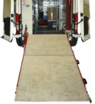 Rampe de chargement en aluminium et acier