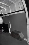 Rivestimento lato destro e pannello portautensili su Citroen Jumpy