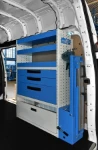 Rivestimento lato destro e pannello portautensili su Citroen Jumpy