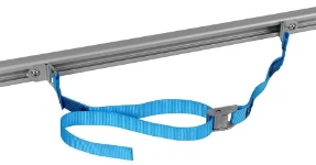Sangles et barre en aluminium pour fourgons