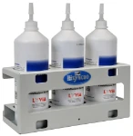 Support en aluminium pour bouteilles à monter dans le fourgon