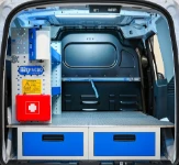 Tiroirs sous-plancher et aménagement pour le Ford Courier