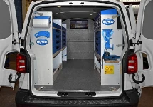 Transporter aménagé par Syncro System pour plomberie