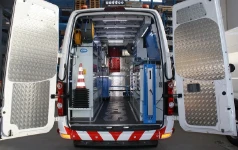 Volkswagen Crafter aménagé par Syncro pour Scania