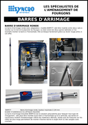Barres d'arrimage Barres d'arrimage