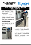 Pied pour support d'étau coulissant Pied pour support d'étau coulissant