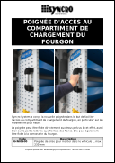 Poignée d’accès au compartiment de chargement du fourgon Poignée d’accès au compartiment de chargement du fourgon