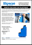 Porte-colliers en plastique Porte-colliers en plastique