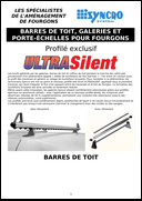 Barres de toit, galeries et porte-échelles pour fourgons Barres de toit, galeries et porte-échelles pour fourgons