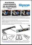 Plateaux coulissants en aluminium pour charges lourdes et pick-up Plateaux coulissants en aluminium pour charges lourdes et pick-up